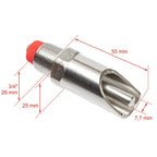 Suzetă cilindrică cu filet 3/4" pentru adăpătoare scroafe, cu niplu 3/4".