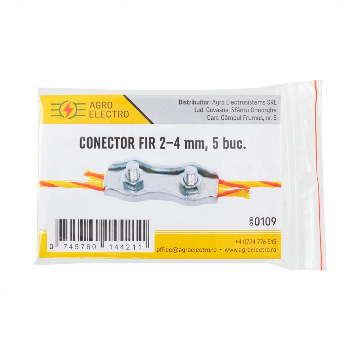 Conector fir 2-4 mm, 5 buc.