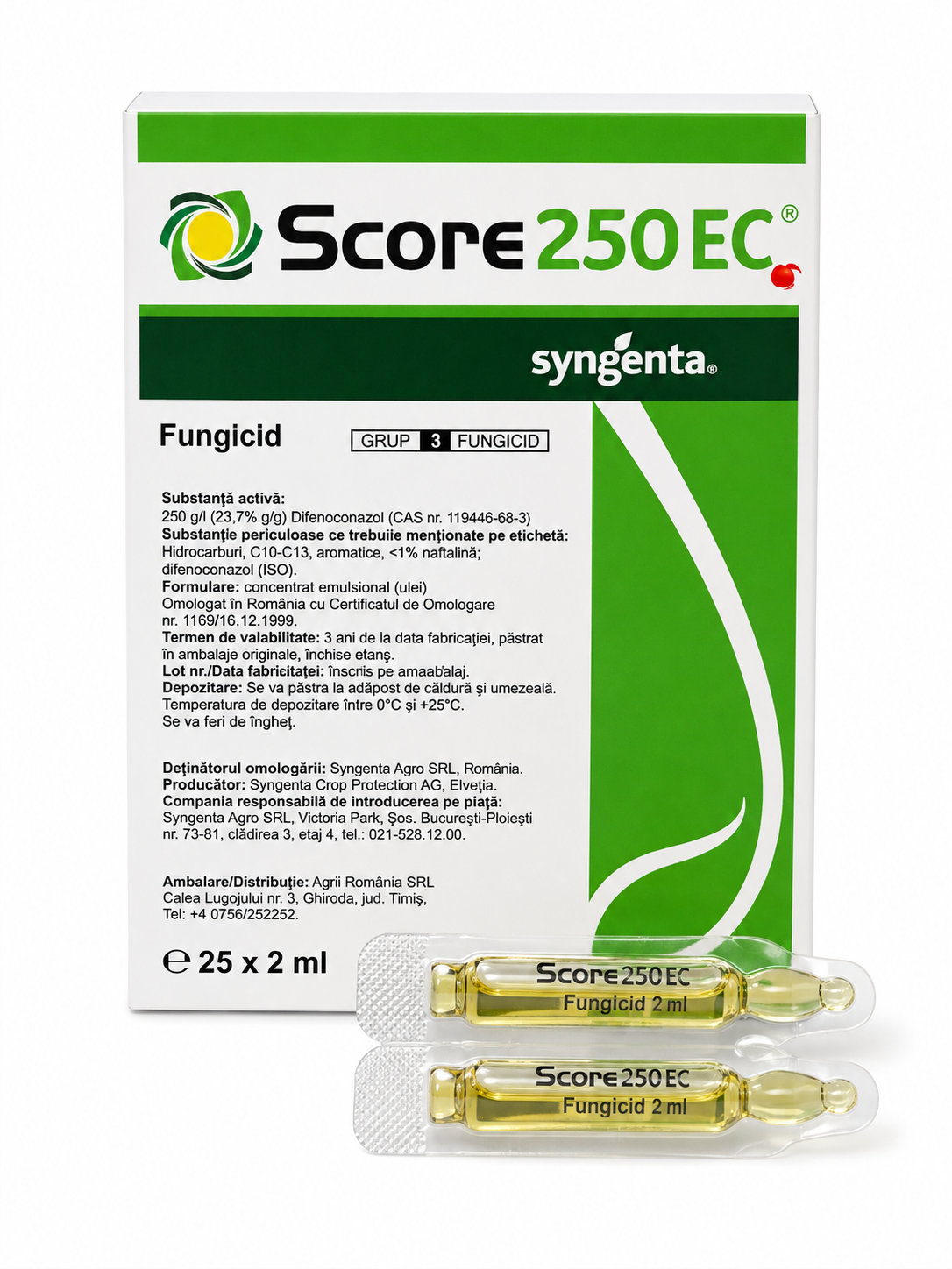 Fungicid SCORE 250 EC - 2,5 ml