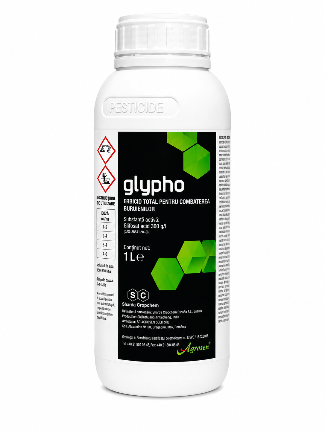Erbicid Total GLYPHO - 1 Litru