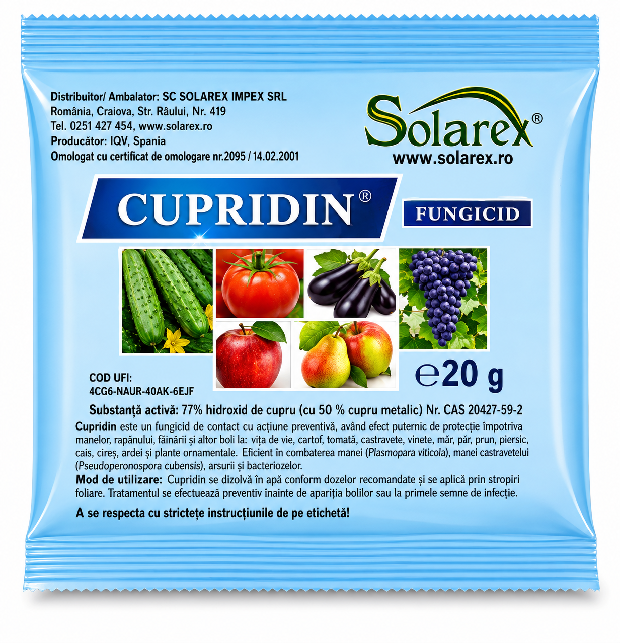 Fungicid Cupridin, 20 g