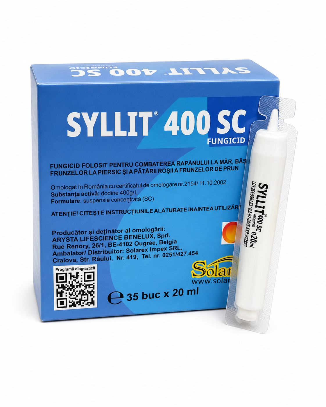 SYLLIT 400 SC - 20 ml, UPL, Sistemic, Mar, Piersic, Prun