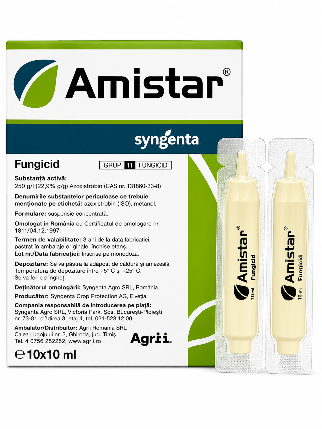 Fungicid AMISTAR - 10 ml, Syngenta, Sistemic