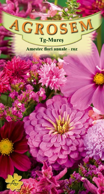 Amestec de Flori Anuale Roz 0,4g