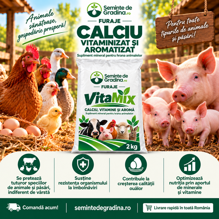 VITAMIX – Calciu și vitamine pentru dezvoltare normală și rezistență