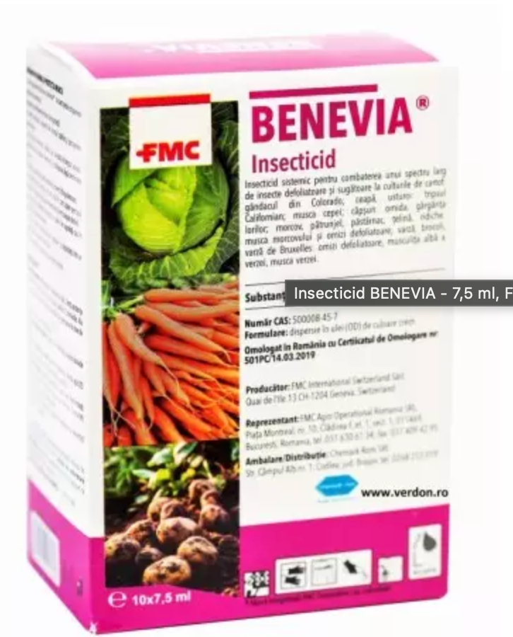 Insecticid BENEVIA - 7,5 ml, FMC, Sistemic