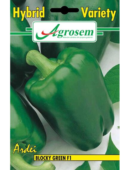 Hibrid Ardei Blocky Green F1