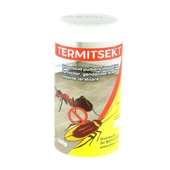 Insecticid sub forma de pulbere impotriva insectelor taratoare, Termitsekt, 100 g