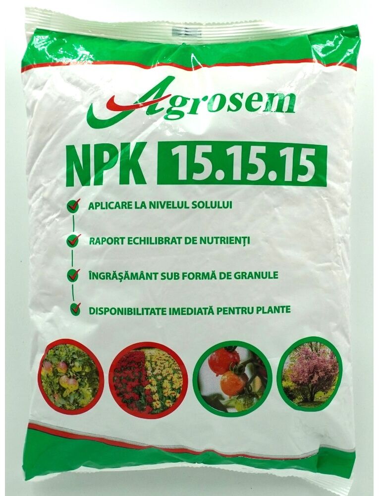 COMPLEX NPK 15.15.15, 2 kg
