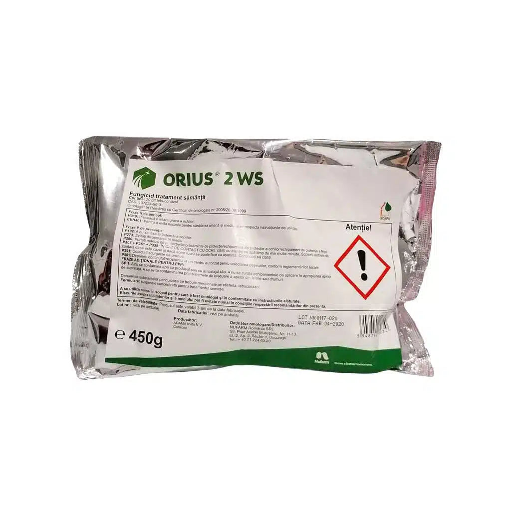 Fungicid Tratament Samanta ORIUS 2 WS - 1,5 kg, Adama, Sistemic, Grau, Orz, Fuzarioza