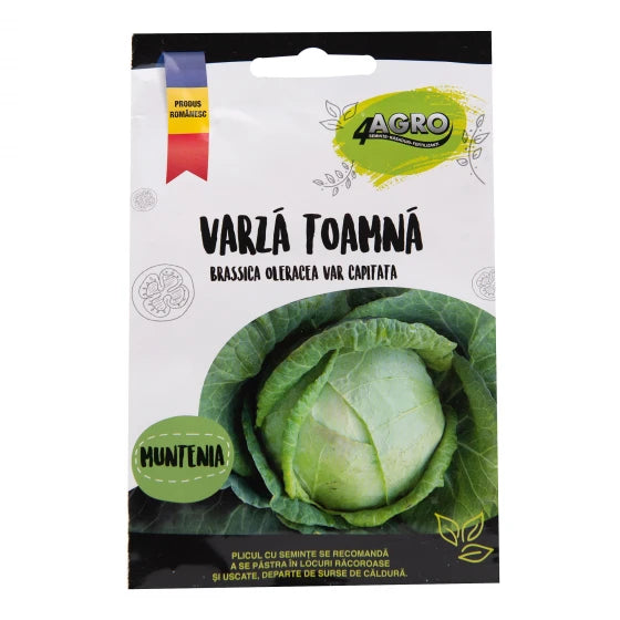 Seminte de varza de toamna Muntenia, 3 grame
